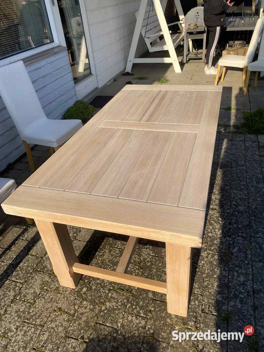 Stół dębowy masywny dokładki transport mazowieckie