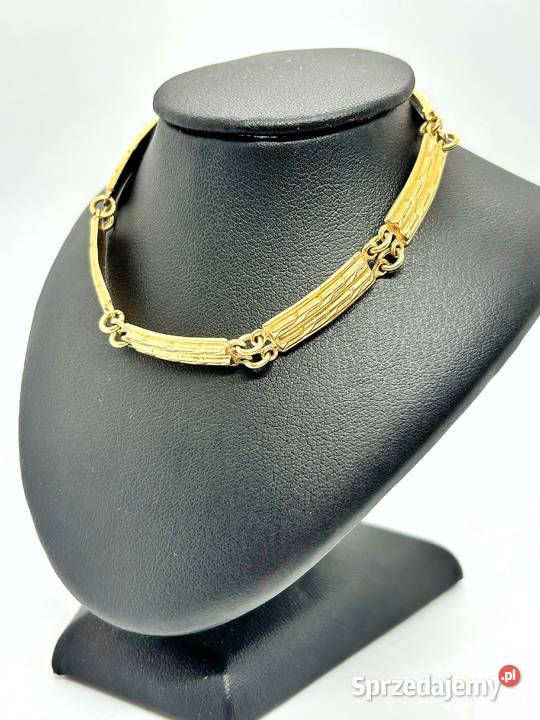Złota bransoletka pr 585 1435g Długość 185 Elbląg