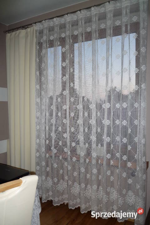 Firany gotowe komplety na karnisz 150220 śląskie sprzedam
