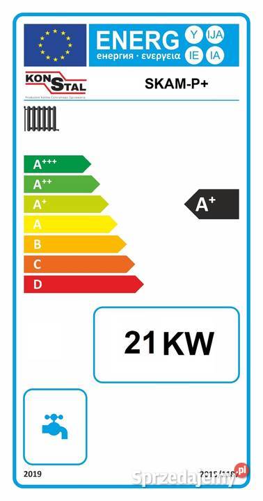 Kocioł KONSTAL SKAMP 16kW na pellet Piec na Pleszew