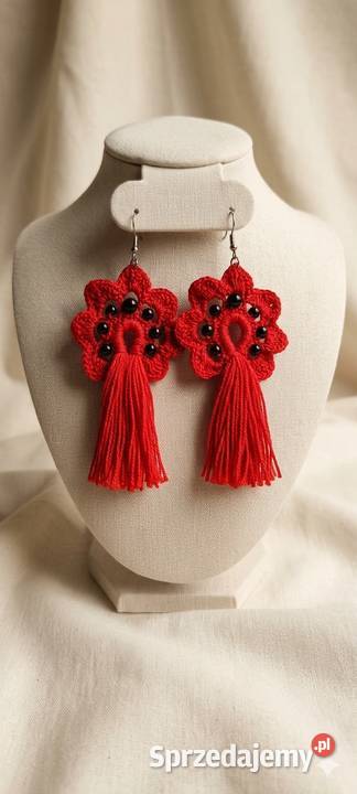 Ręczne jubilerstwo kolczyki Sochaczew