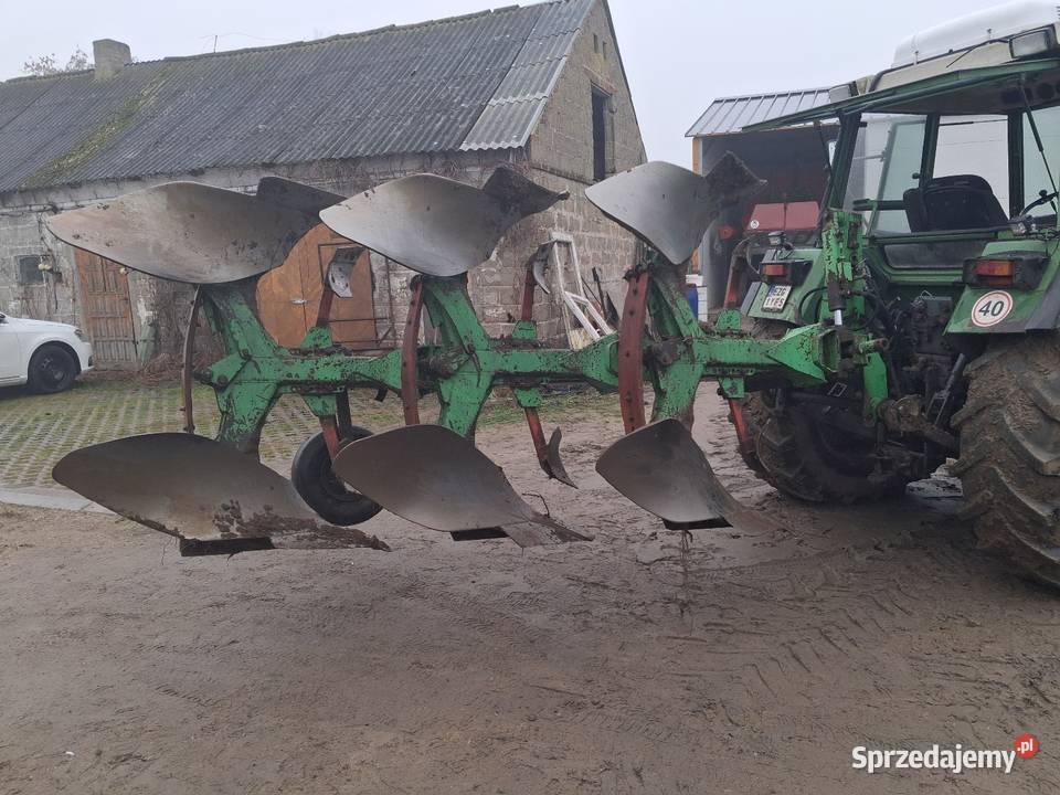 Pług 3 skibowy obrotowy non stop resor Charrues nieuszkodzony Pługi Łęczyca sprzedam