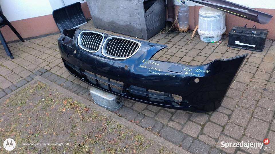 Zderzak przedni PDC Xenon BMW E60 E61 dolnośląskie Lubin sprzedam