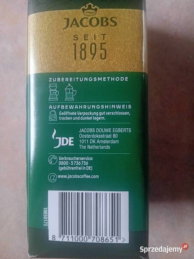 Kawa Jacobs 500g z Niemiec orginał Mielona świętokrzyskie Łagów sprzedam