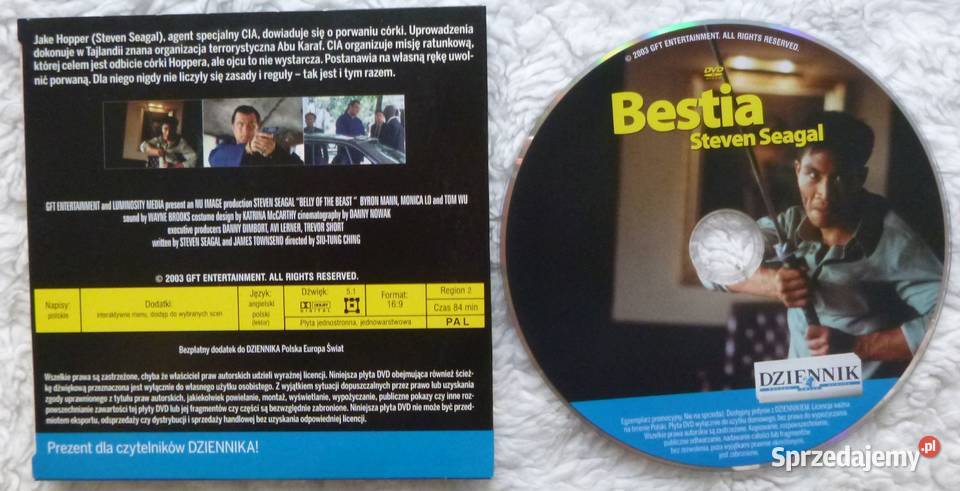 Film DVD Bestia 1 płyta Warszawa sprzedam