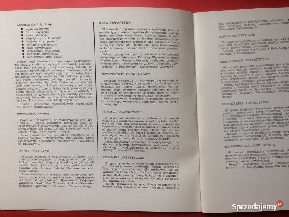 881 Wystawa Prac Uczniów Liceów Plastycznych Szczecin sprzedam