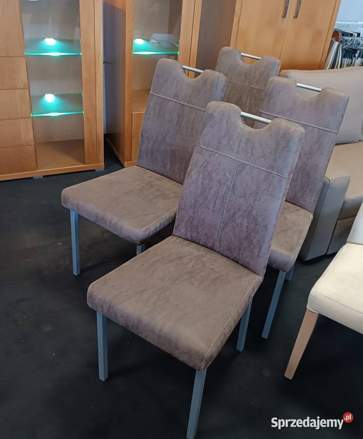 Nowe Krzesła POCO z Raczką Nowoczesne 4 sztuki Lubliniec