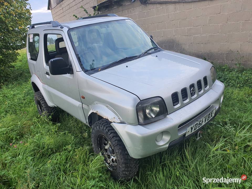 Suzuki Jimny 2001r 13 benzyna anglik dowód V5C immobilizer Lipno