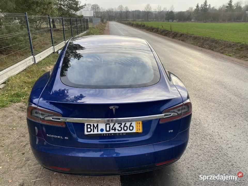 Tesla S 75 120 przebieg 2017 Warszawa
