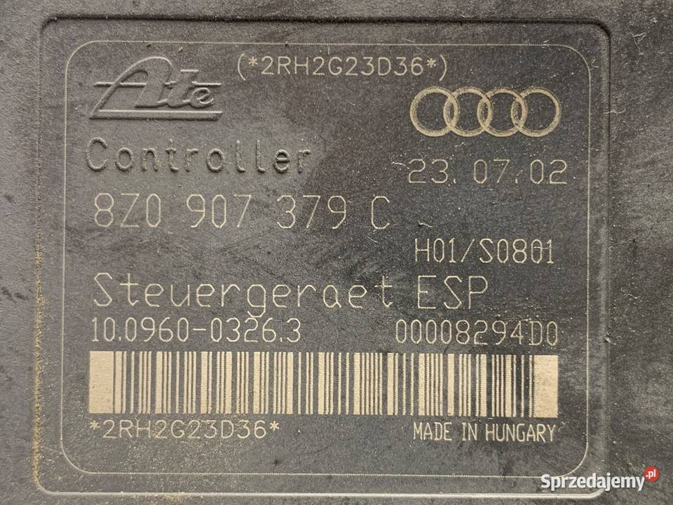 POMPA ABS AUDI A2 8Z0614517E 14 75 0005 Układ ABS i ESP