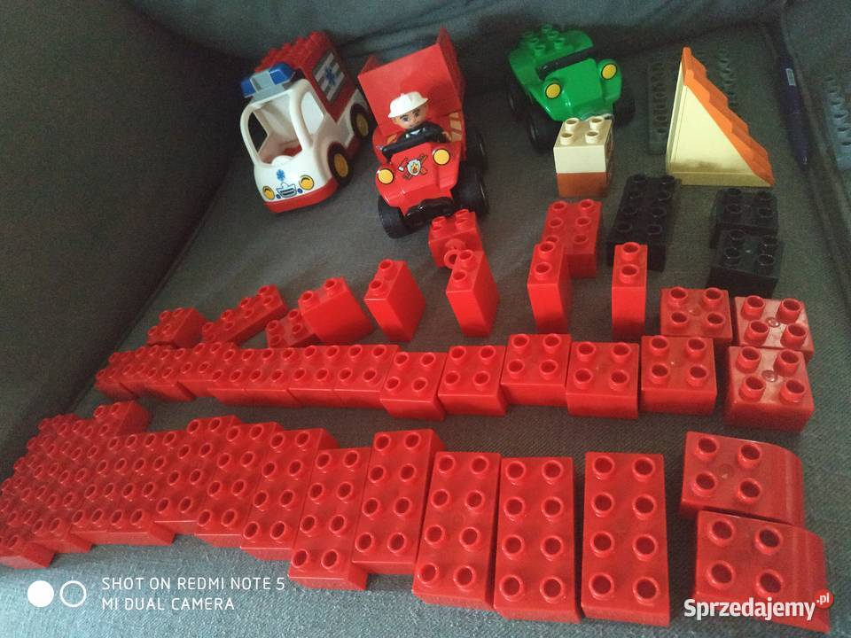 LEGO Duplo zestaw pociąg koparka traktor zygzak Klocki Józefów