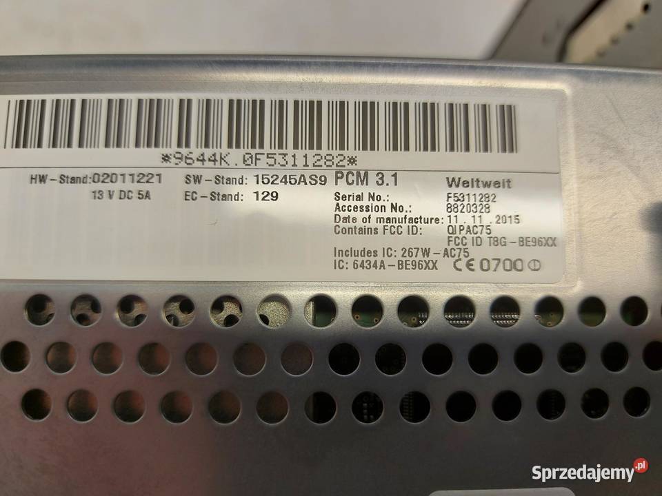 PORSCHE MACAN S 95B Ekran wyświetlacz radio osobowe