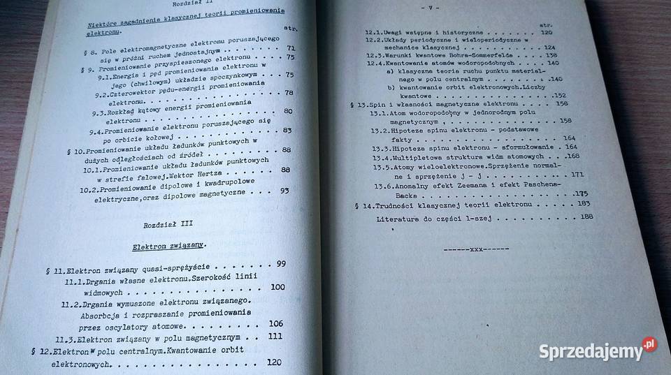 Mikroskopowa teoria własności substancji T 1 Pod Gdańsk