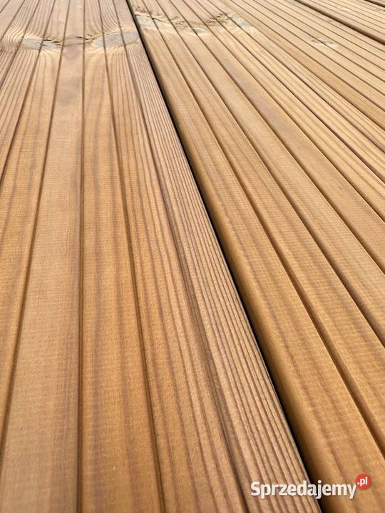 Deska tarasowa Thermo termo sosna ryflowana Prusice