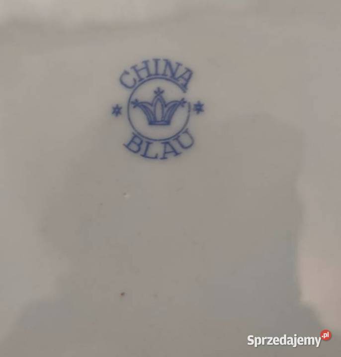 CHINA BLAU duża patera z uchwytami 265 x 35 Pabianice