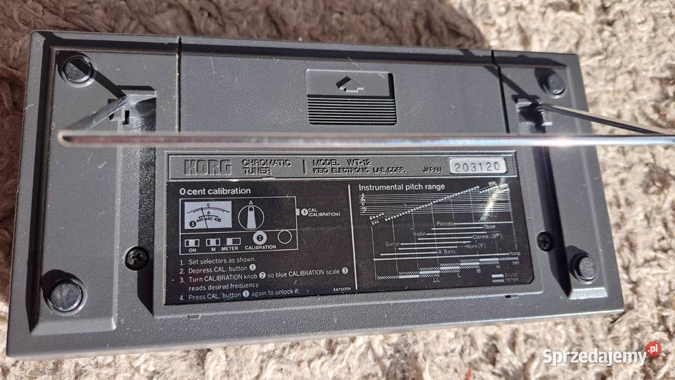 Korg chromatic tuner WT 12