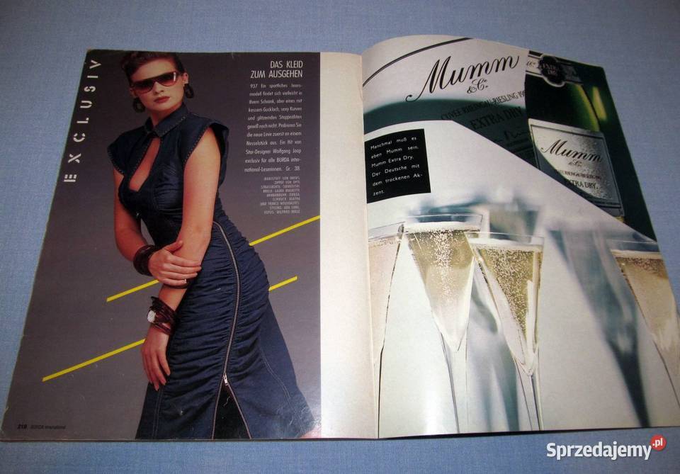 Burda International Wiosna 1987 moda szycie Rok wydania 1987 Skępe sprzedam
