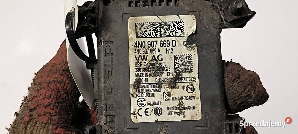 RADAR AUDI A8 L D5 4N 4N0907669D Pozostałe kujawsko-pomorskie Lipno