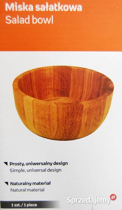 Nowa drewniana miska dębowa salaterka drewno dąb Lublin