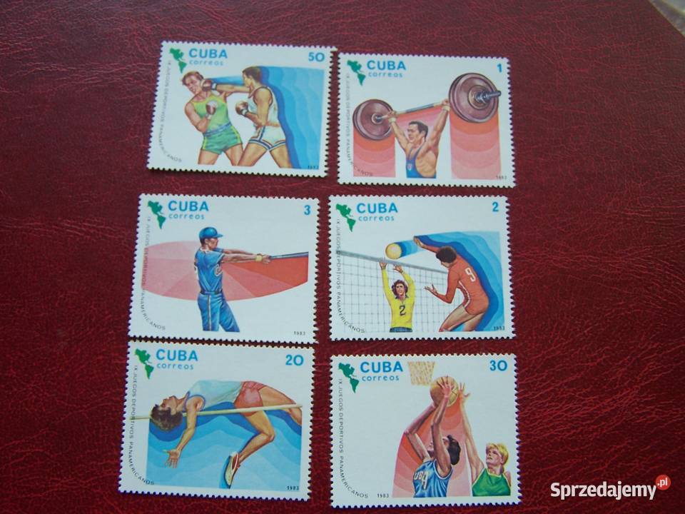 Kuba 1983 MNH Mi 274752 Sport Igrzyska śląskie Tychy