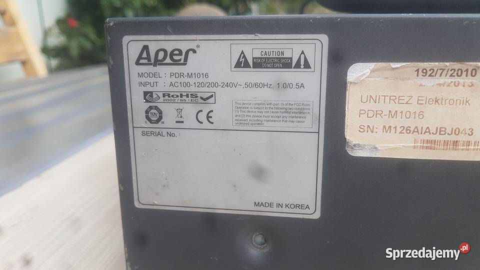 Rejestrator kamer monitoring Lewin Brzeski sprzedam