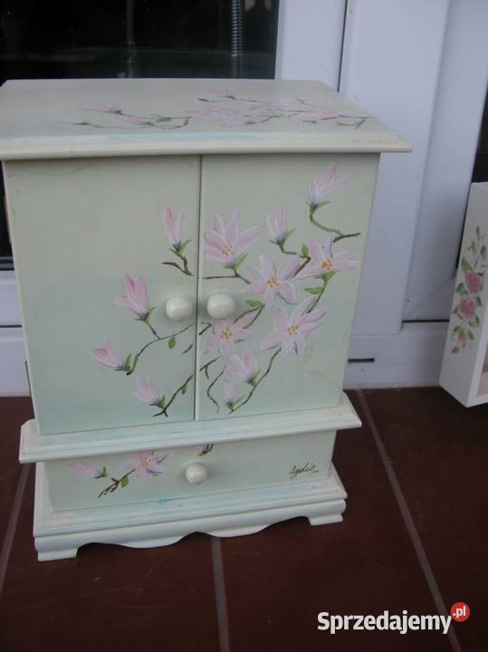 szkatułka szafka na biżuterię sygnowana Gorzów Wielkopolski