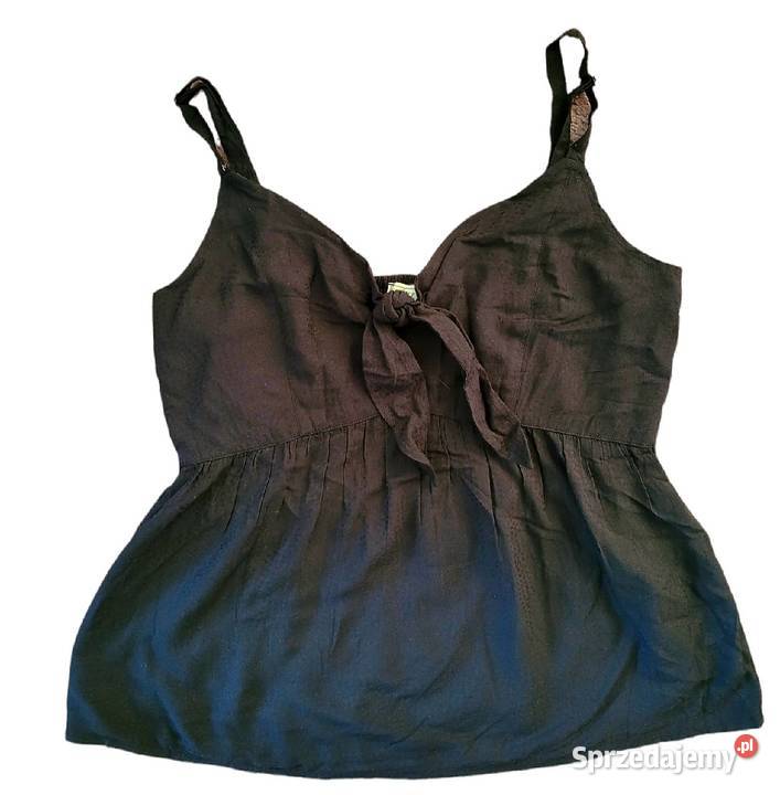 FAT FACE czarna bluzka top na ramiączkach lato Topy i koszulki Kalisz sprzedam