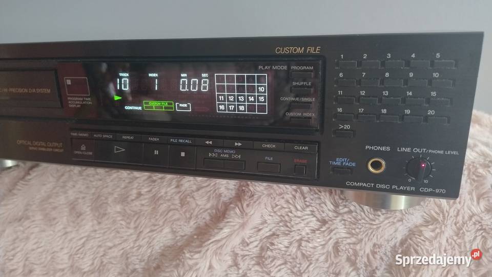 Odtwarzacz CD Sony cdp 970 Odtwarzacze CD i MD Trzebuska sprzedam