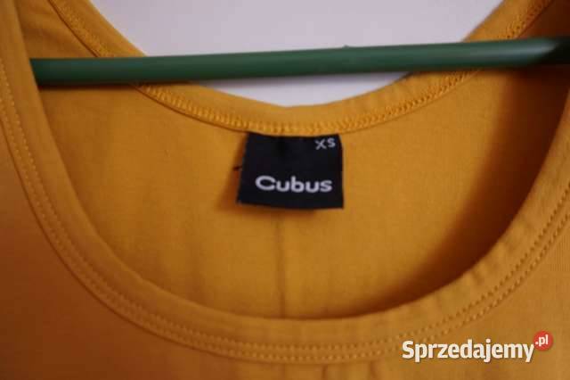 musztardowa Cubus xs 34 koszulka top bokserka Toruń