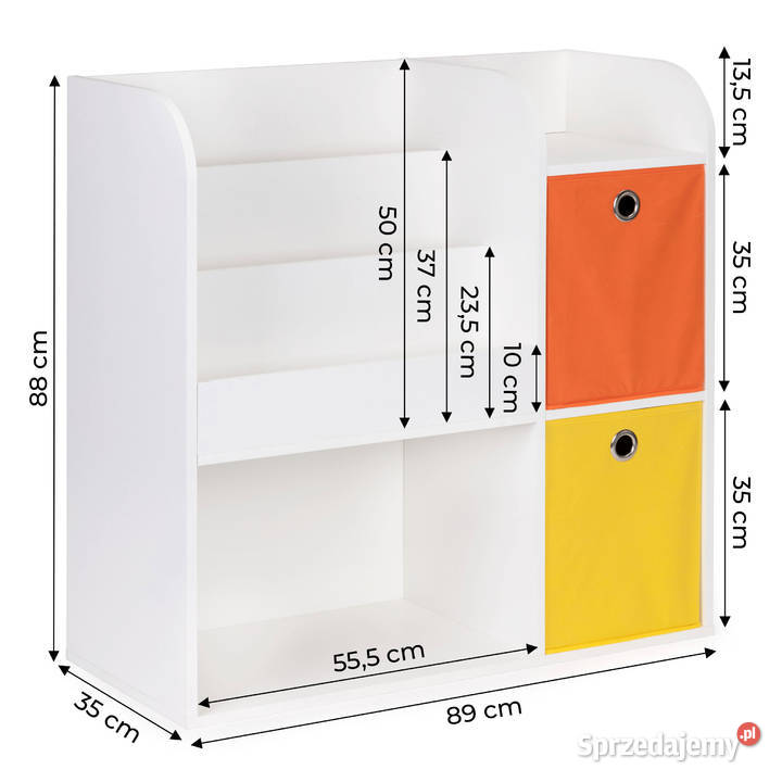 Regał drewniany dzieci szafka dziecięca Smogorzów