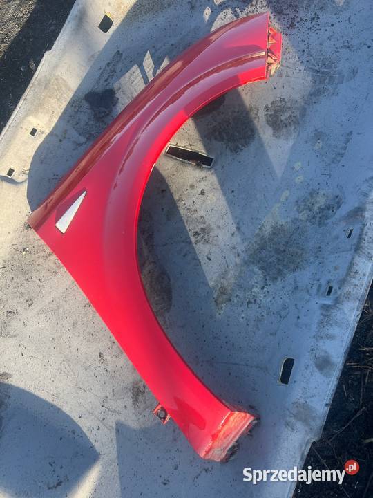 Blotnik przod prawy renault scenic 2 czerwony osobowe wielkopolskie Margonin sprzedam