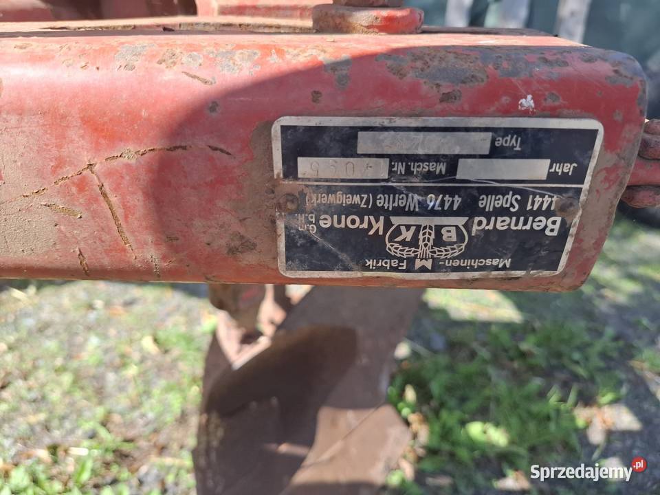 Pług Krone super stan do c360 c330 rabe lemken nieuszkodzony opolskie Krasowa