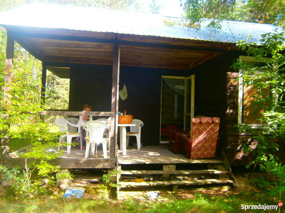 działka rekreacyjna Narwią z domkiem Dzbądzek sprzedam