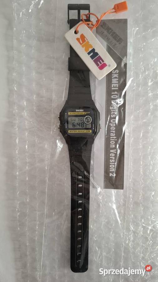 Nowy zegarek retro vintage marki SKMEI 1413 śląskie