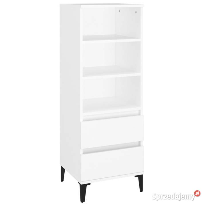 vidaXL Wysoka szafka biała 40x36x110 SKU821244 mazowieckie