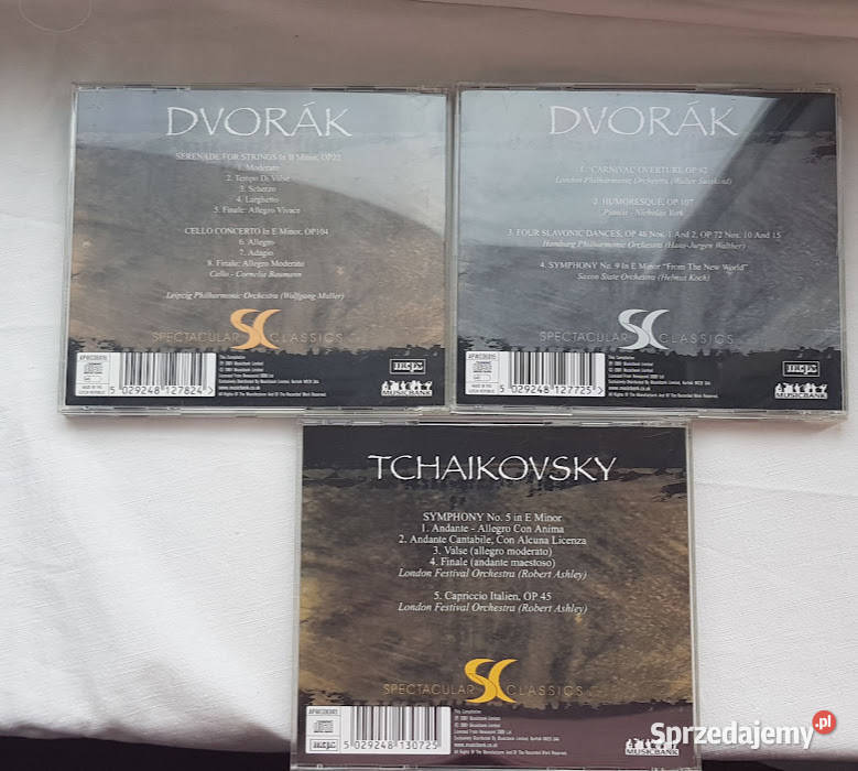 Płyta CD 9 sztuk seria SPECTACULAR CLASSICS Płyty i kasety Zielona Góra