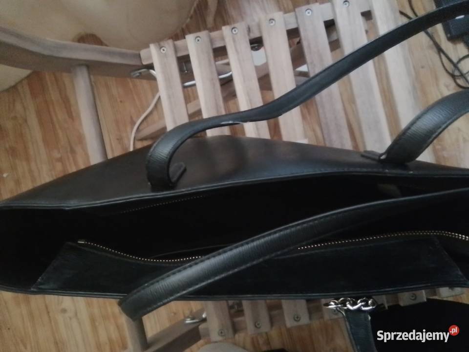 Torebka nowa skóra czarna DKNY Na ramię  Wrocław