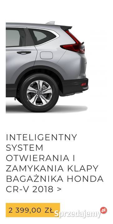 Honda CRV CRV 2023 Nowe Siłowniki Klapy Warszawa