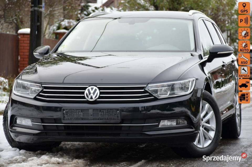 Volkswagen Passat Czarny Opłacony 16TDI 120 światła do jazdy dziennej Kutno