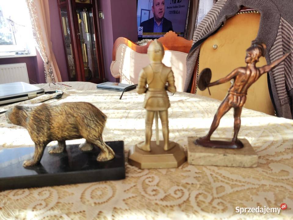 figurka figurki mosiądz metal kamień lubuskie Gorzów Wielkopolski