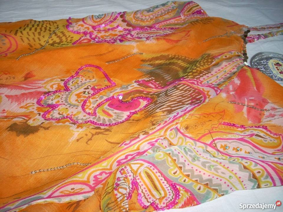 SUKIENKA zwiewna elegancka wesele NOWA 46 XXL Nowy Sącz