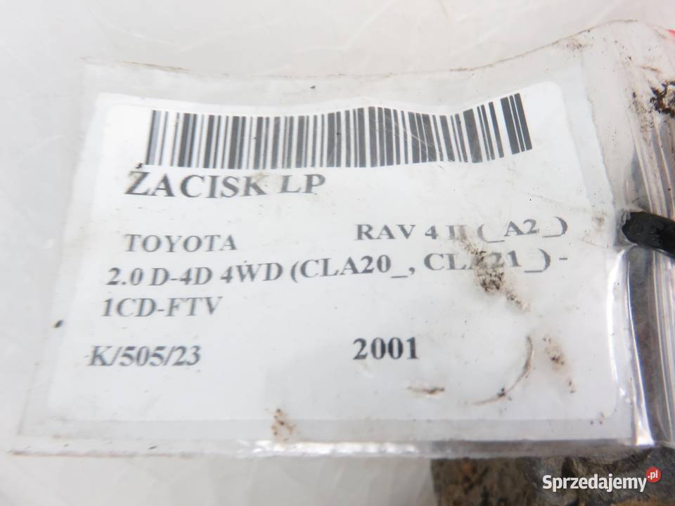 ZACISK LEWY PRZÓD TOYOTA RAV 4 II 20 D4D osobowe