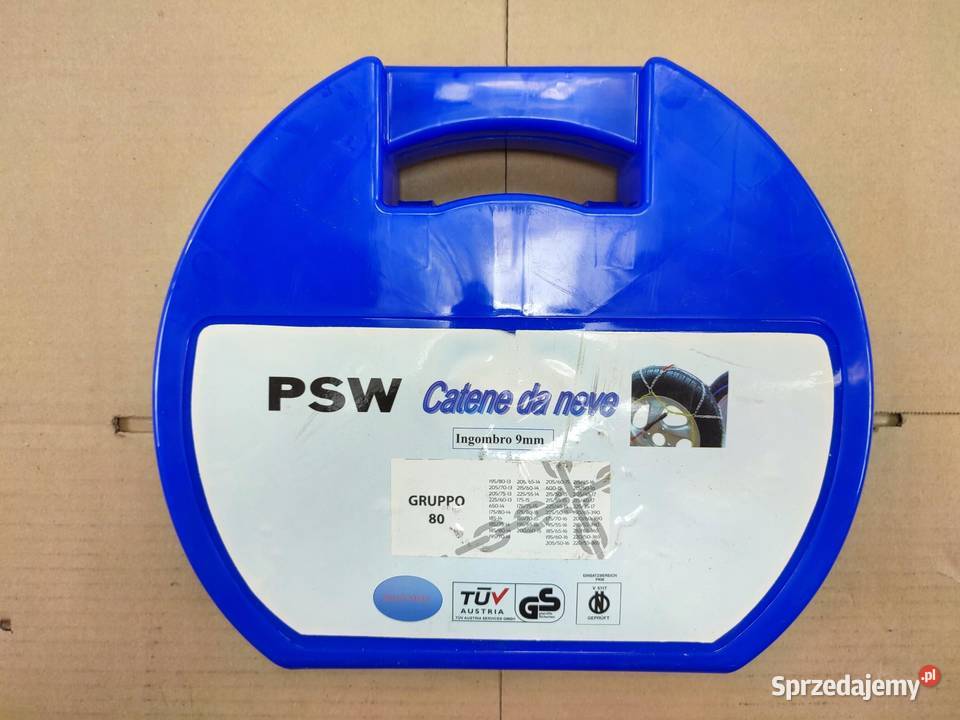 ŁAŃCUCHY ŚNIEGOWE 1 PARA PSW 9mm 13 17 ROZMIAR