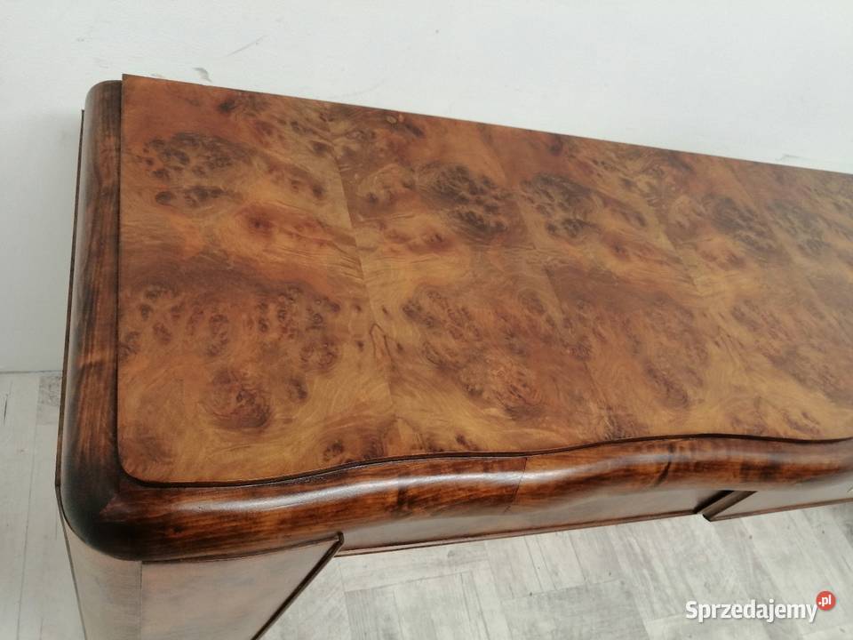 biurko art deco stare do biura orzech duże Radomsko
