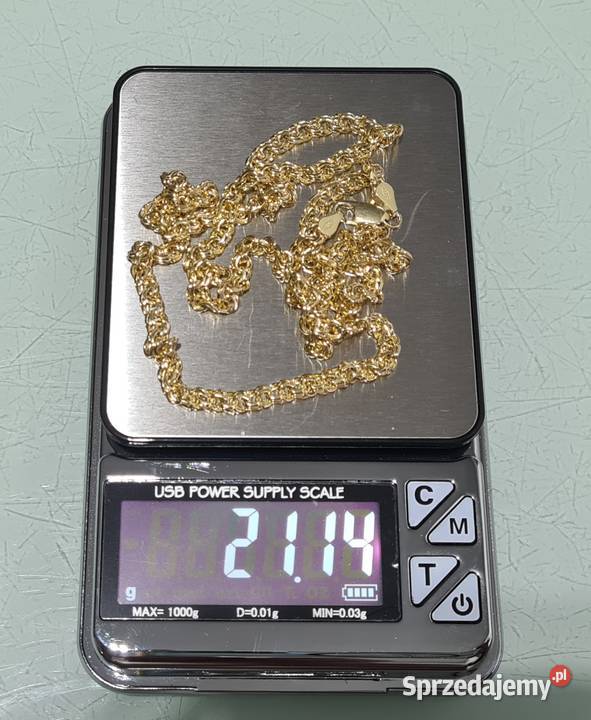 Nowy złoty Łańcuszek 60 pr585 Galibardi złoto Białystok