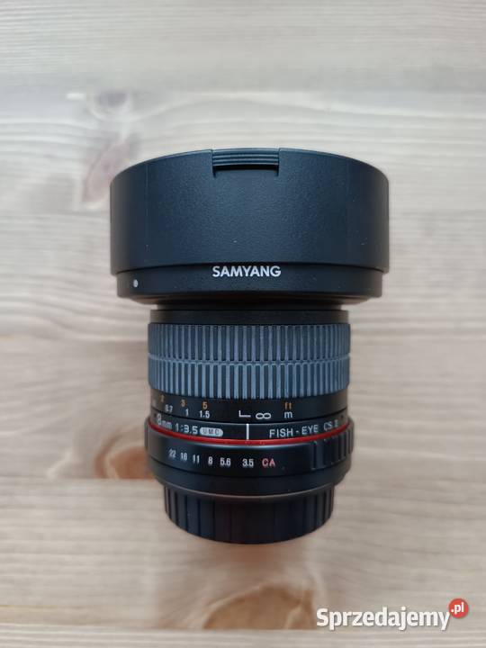 Obiektyw Samyang 8 mm f35 UMC Fisheye CS II Zgierz sprzedam