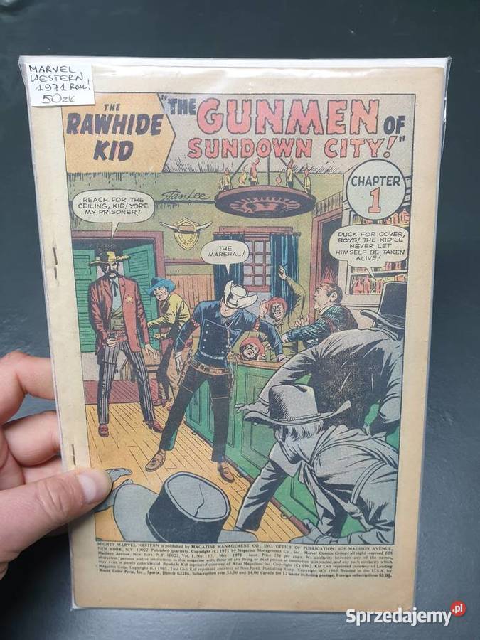 The Rawhide Kid komiks western Marvel USA 1971 Amerykańskie Gdynia