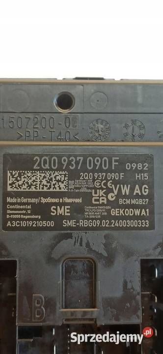 SEAT ARONA 2024 MODUŁ KOMFORTU 2Q0937090F