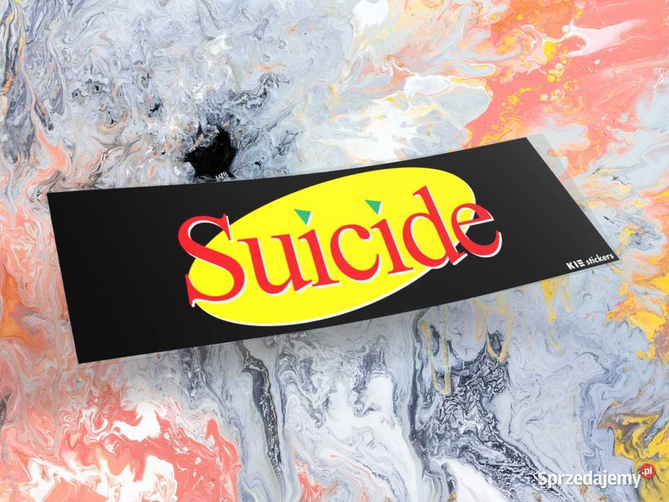 Naklejka SUICIDE 12 x 4 drift slap jdm japan 2 Akcesoria Choroszcz sprzedam