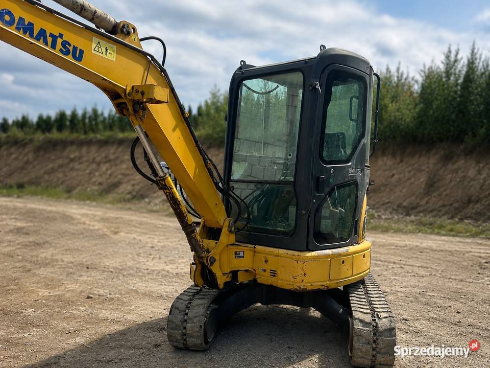 Minikoparka Gąsienicowa KOMATSU PC35 PC35MR2 Dodatkowy osprzęt Tymowa